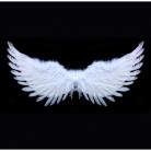 Andělská křídla bílá se třpytkami
