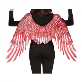 Křídla červená z tkaniny