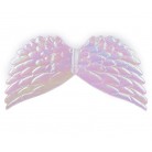 Andělská křídla 22x44 cm bílé duhové