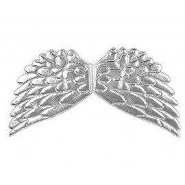 Andělská křídla 22x44 cm stříbrné