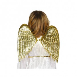 Křídla zlatá dětská 40x35 cm