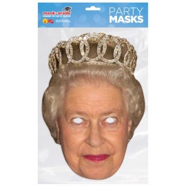 Papírová maska - Královna Alžběta II