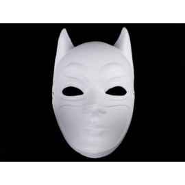 Karnevalová maska - škraboška k domalování Batman