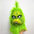 Celohlavová latexová maska Grinch