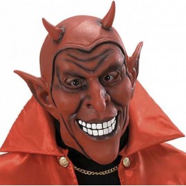 Maska čert č.9 červený