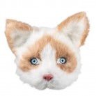 Maska kočka plyšová