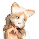 Maska kočka plyšová