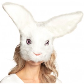 Maska králík plyšový