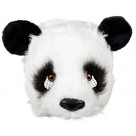 Maska panda plyšová