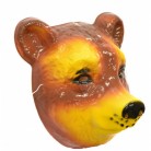 Plastová maska medvěd, dětská vel.