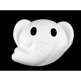 Karnevalová maska k domalování slon