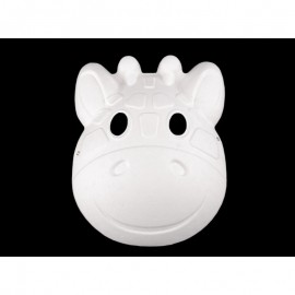 Karnevalová maska k domalování žirafa