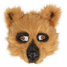 Plyšová maska medvěd