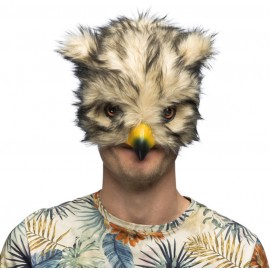 Maska sova plyšová