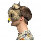 Maska sova plyšová