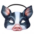 Maska prase dětská černá