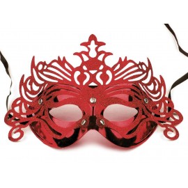 Karnevalová maska červená