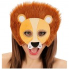 Maska lva plyšová