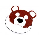 Dětská karneval. maska - škraboška medvěd