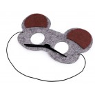 Dětská karneval. maska - škraboška šedá myš