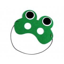 Dětská karneval. maska - škraboška žába