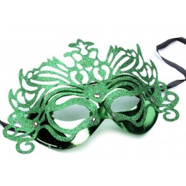 Karnevalová maska zelená
