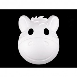 Karnevalová maska k domalování zebra