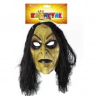 Latexová maska zelená čarodějnice
