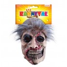 Maska Zubáč s vlasy Halloween