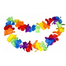 Hawaii věnec barevný s okvětními lístky