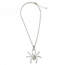 Náhrdelník pavouk stříbrný