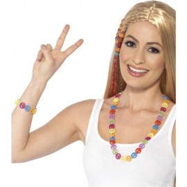 Náhrdelník a náramek hippie