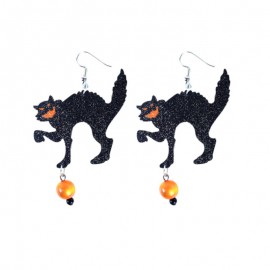 Naušnice kočky čarodějnické HALLOWEEN