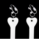 Náušnice pravěké s kostmi svítící ve tmě HALLOWEEN