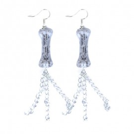 Náušnice kosti čarodějnice/Halloween