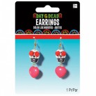 Halloweenské náušnice Day of the Dead