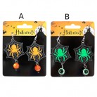 Náušnice pavouci čarodějnické/Halloweenské