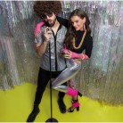 Disco růžová sada 80's