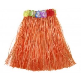 Sukně Hawaii dětská 45cm oranžová 3-10let 104-150cm