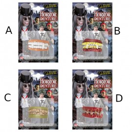 Latexové hororové zuby