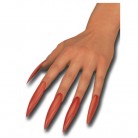 Nehty nalepovací červené, 10 ks