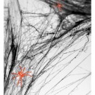 Pavučina s pavouky - černá - 60 gramů