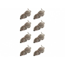 Plstěná šedivá myška