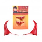 Rohy na sponce do vlasů 2 ks