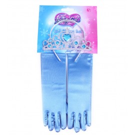 Sada princezna rukavice s korunkou