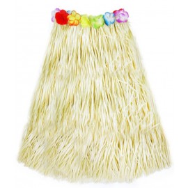 Sukně Hawaii dětská 45cm přírodní 3-10let 104-150cm