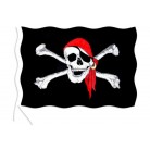 Vlajka pirátská 90x150