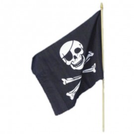 Pirátská vlajka 30x45 cm