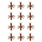 Plato 12 zrzavých plastových mravenců