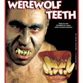 Karnevalové zuby, latexové